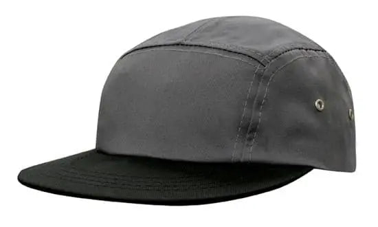 Headwear Square Front Flat Peak Cotton Cap X12 - 3899 - City Workwear
